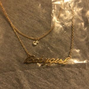 BabyGirl necklace/earrings